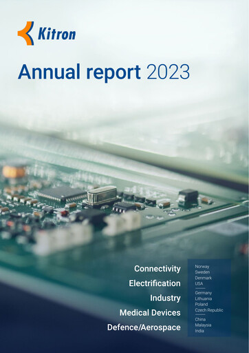 Thumbnail Kitron ASA Annual Report 2023