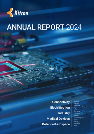 Thumbnail Kitron ASA Annual Report 2024