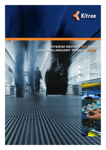 Thumbnail Kitron ASA Quarterly Report 2008-q4