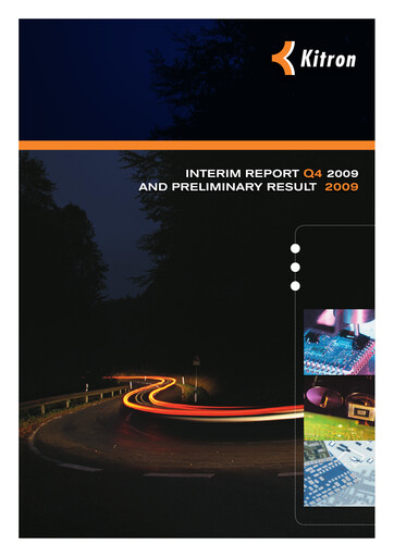Thumbnail Kitron ASA Quarterly Report 2009-q4