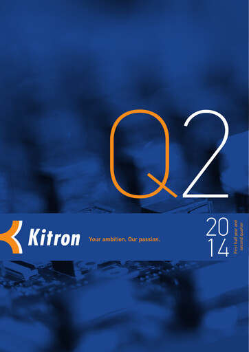 Thumbnail Kitron ASA Quarterly Report 2014-q2