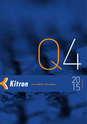 Thumbnail Kitron ASA Quarterly Report 2015-q4