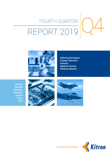 Thumbnail Kitron ASA Quarterly Report 2019-q4