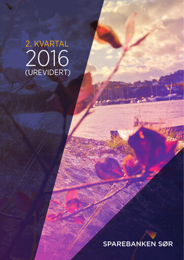 Thumbnail Sparebanken Sør Quarterly Report 2016-q2