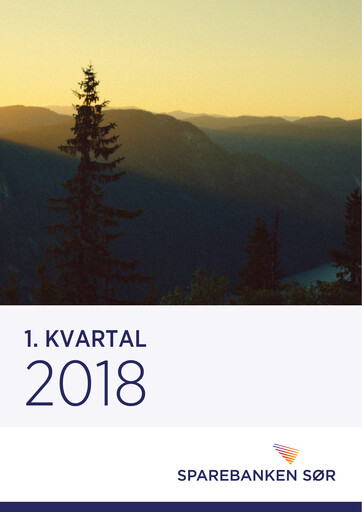 Thumbnail Sparebanken Sør Quarterly Report 2018-q1