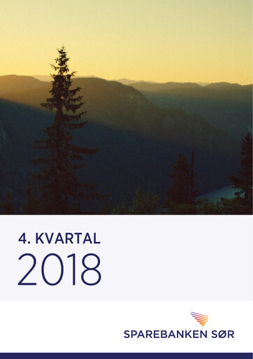 Thumbnail Sparebanken Sør Quarterly Report 2018-q4
