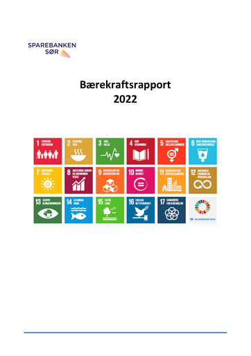 Thumbnail Sparebanken Sør Sustainability Report 2022