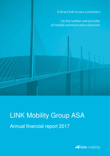 Miniature LINK Mobility Group Rapport financier 2017