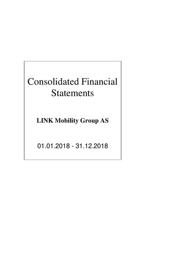 Thumbnail LINK Mobility Group Financial Statement 2018