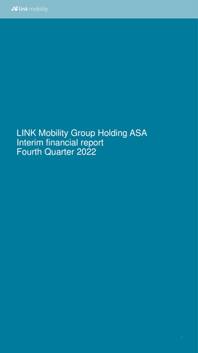 Thumbnail LINK Mobility Group Quarterly Report 2022-q4