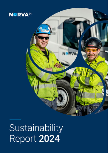 Thumbnail Norva24 Group AB Sustainability Report 2024