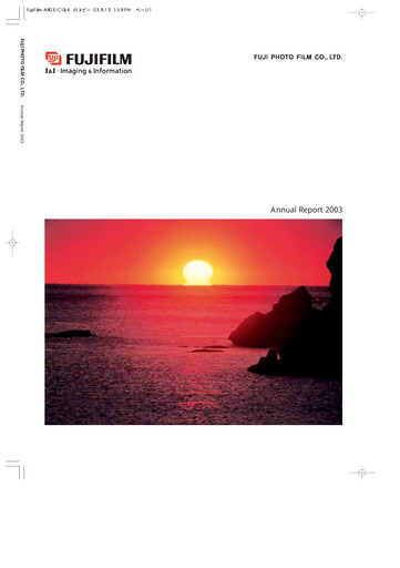 Thumbnail Fujifilm Annual Report 2003