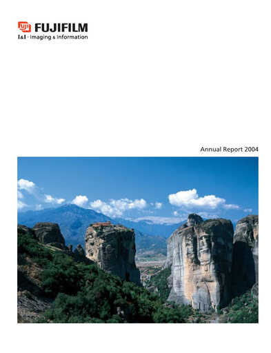 Thumbnail Fujifilm Annual Report 2004
