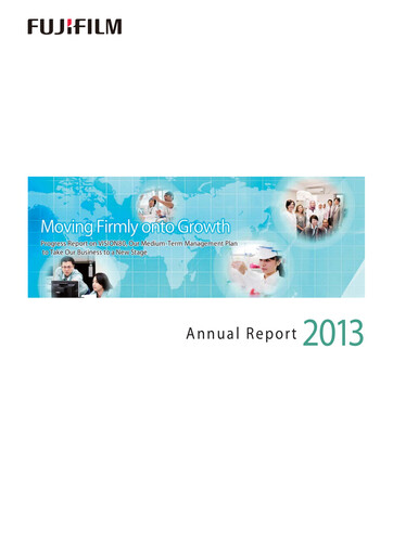 Thumbnail Fujifilm Annual Report 2013