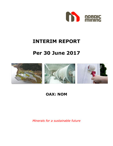 Thumbnail Nordic Mining ASA Quarterly Report 2017-q2
