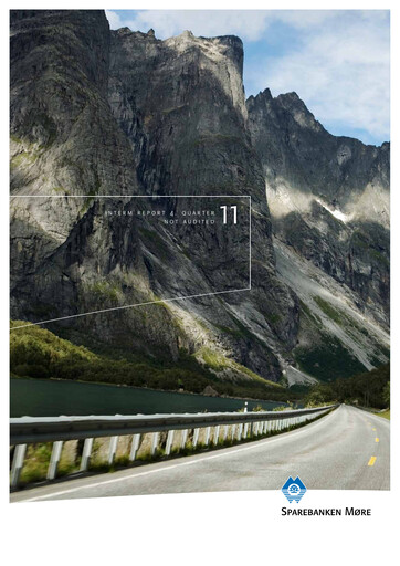 Thumbnail Sparebanken Møre Quarterly Report 2011-q4