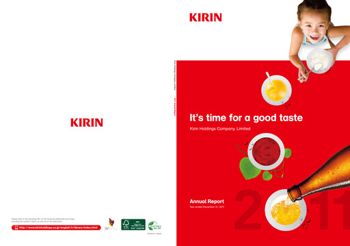 Thumbnail Kirin Holdings
 Annual Report 2011