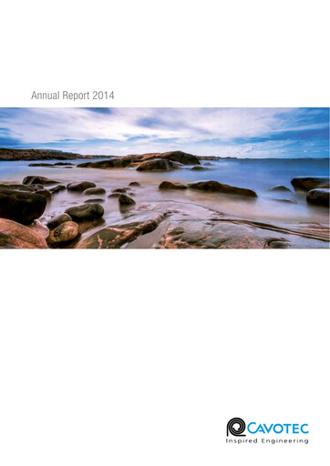 Thumbnail Cavotec Annual Report 2014