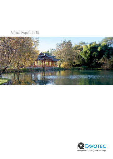 Thumbnail Cavotec Annual Report 2015