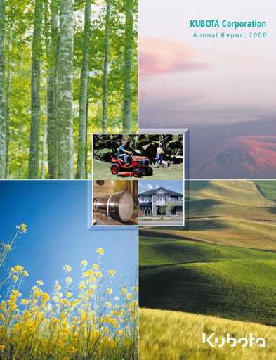 Thumbnail Kubota
 Annual Report 2000