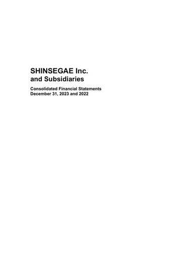 Thumbnail Shinsegae Financial Statement 2022-2023
