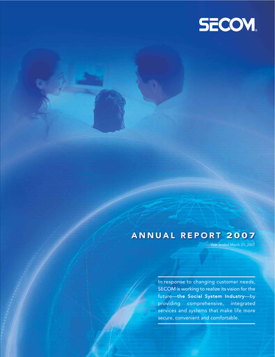 Miniature Secom
 Rapport annuel 2007