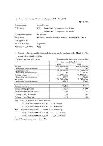 Thumbnail Secom
 Financial Statement 2002