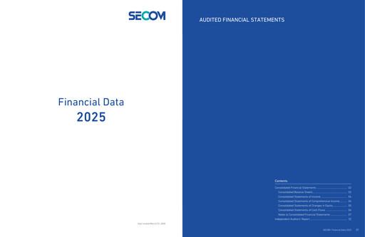 Miniature Secom
 Bilan financier 2025