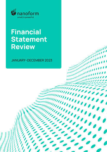 Miniature Nanoform Finland Rapport financier 2023
