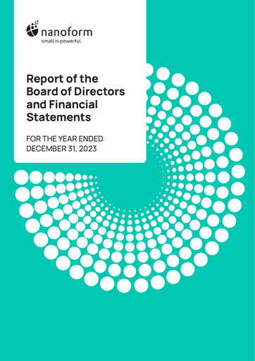 Thumbnail Nanoform Finland Financial Statement 2023