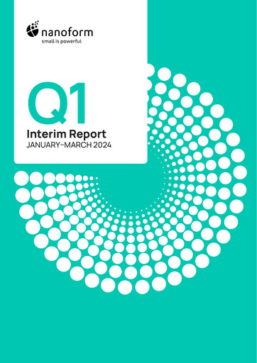 Miniature Nanoform Finland Rapport trimestriel 2024-q1