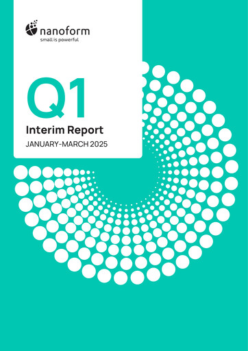Miniature Nanoform Finland Rapport trimestriel 2025-q1