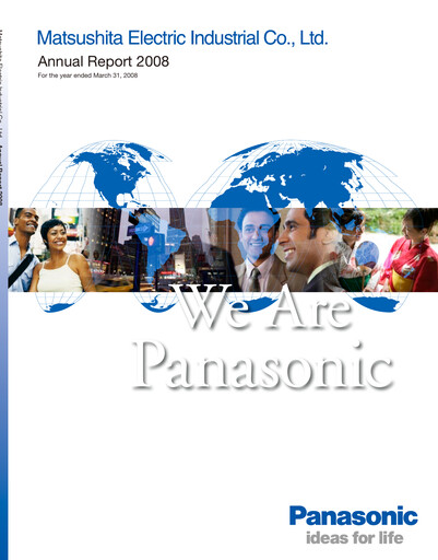 Thumbnail Panasonic Annual Report 2008