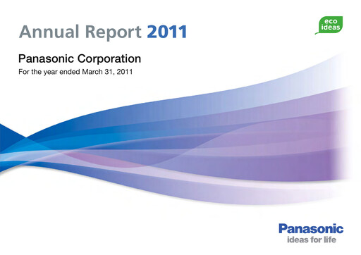 Thumbnail Panasonic Annual Report 2011
