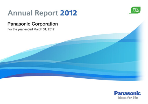 Thumbnail Panasonic Annual Report 2012