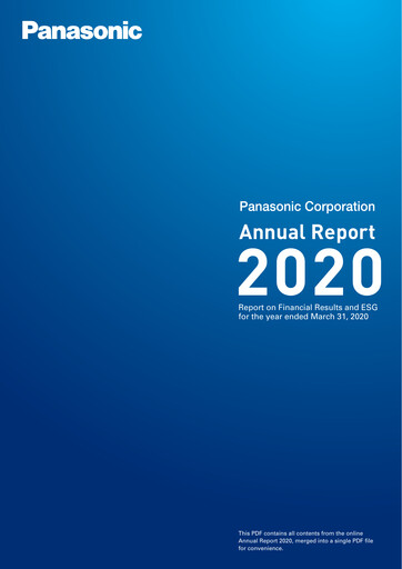 Thumbnail Panasonic Annual Report 2020