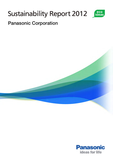 Thumbnail Panasonic Sustainability Report 2012