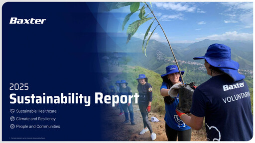 Thumbnail Baxter Sustainability Report 2025