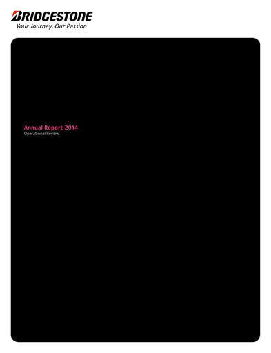 Thumbnail Bridgestone
 Annual Report 2014