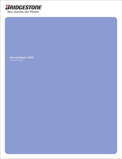 Thumbnail Bridgestone
 Financial Statement 2012