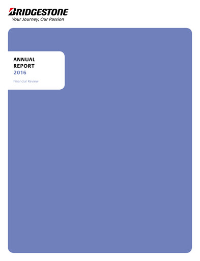 Thumbnail Bridgestone
 Financial Statement 2016