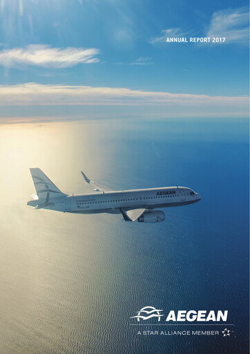 Miniature Aegean Airlines Rapport annuel 2017