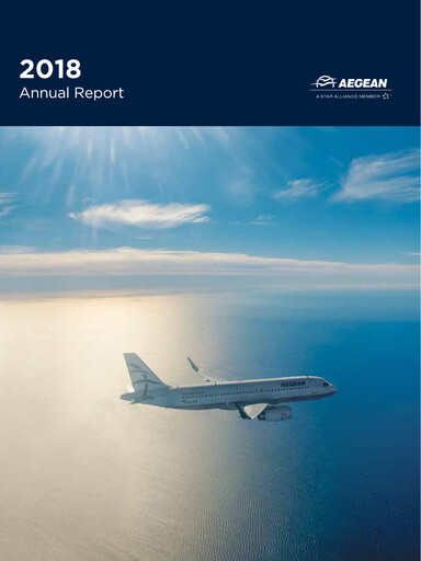 Miniature Aegean Airlines Rapport annuel 2018