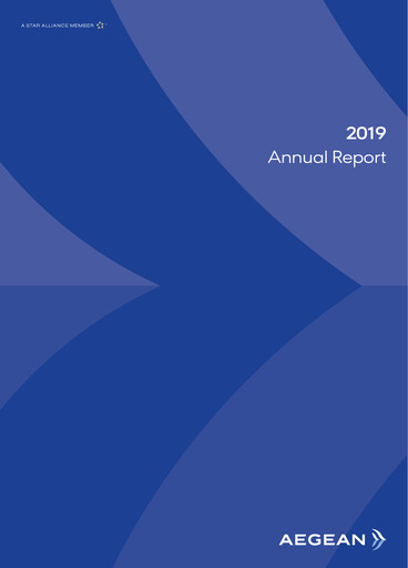 Miniature Aegean Airlines Rapport annuel 2019