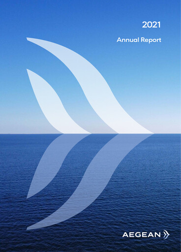 Miniature Aegean Airlines Rapport annuel 2021