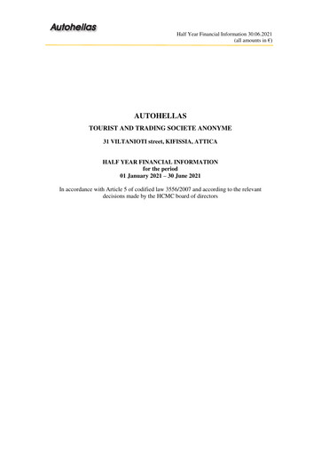 Thumbnail Autohellas Half-year Report 2021