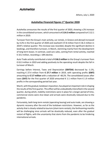 Thumbnail Autohellas Quarterly Report 2020-q1