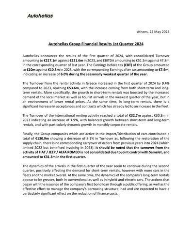 Thumbnail Autohellas Quarterly Report 2024-q1