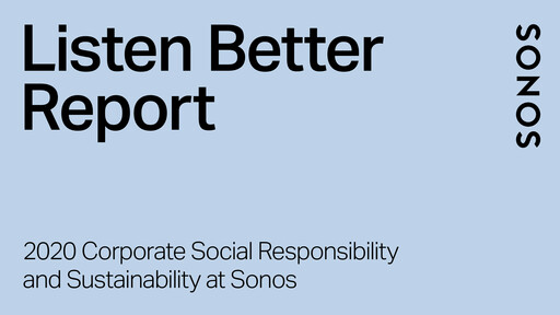 Thumbnail Sonos
 ESG Report 2020