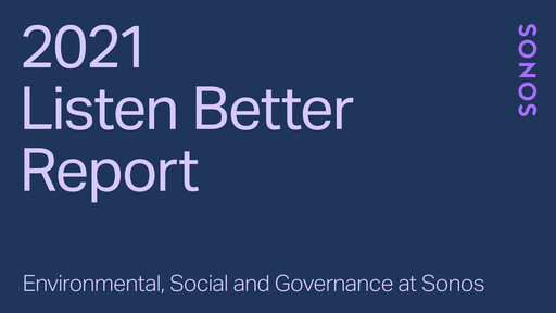 Thumbnail Sonos
 ESG Report 2021